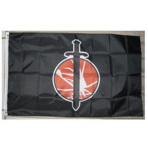 M.A.R.S. Mars G.I. Joe Adventure Team 3'x5' black horizontal Flag Banner Destro